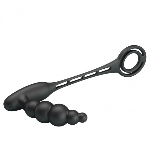 PRETTY LOVE Male P-Spot Prostate Massager Anal Vibration (Chargeable - Black)